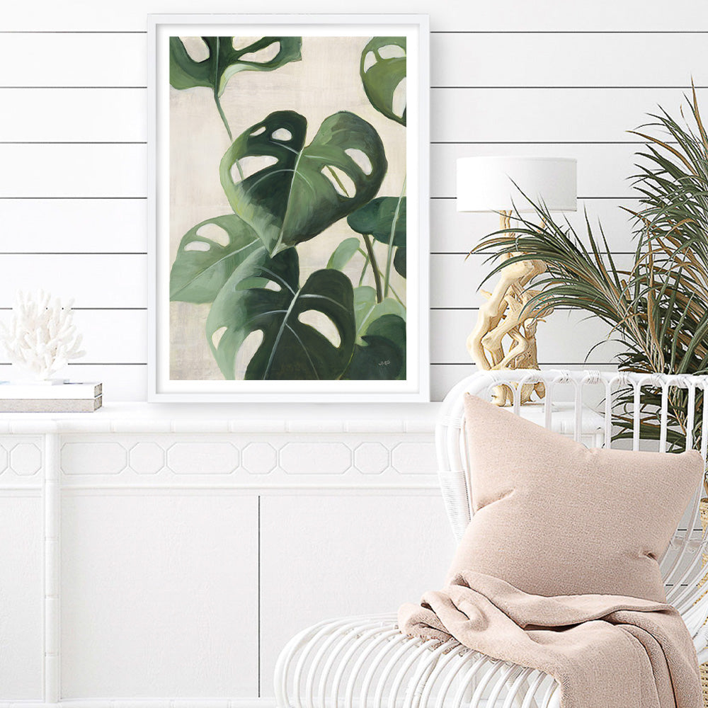 Shop Tropical Study IV Crop Art Print a painted style wall art print from The Print Emporium wall artwork collection - Buy Australian made fine art painting style poster and framed prints for the home and your interior decor room, TPE-WA-70137-AP