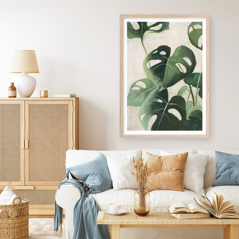 Shop Tropical Study IV Crop Art Print a painted style wall art print from The Print Emporium wall artwork collection - Buy Australian made fine art painting style poster and framed prints for the home and your interior decor room, TPE-WA-70137-AP