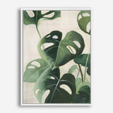 Shop Tropical Study IV Crop Canvas Print a painted style framed canvas wall art print from The Print Emporium artwork collection - Buy Australian made fine art painting style stretched canvas prints for the home and your interior decor space, TPE-WA-70137-CA-35X46-NF