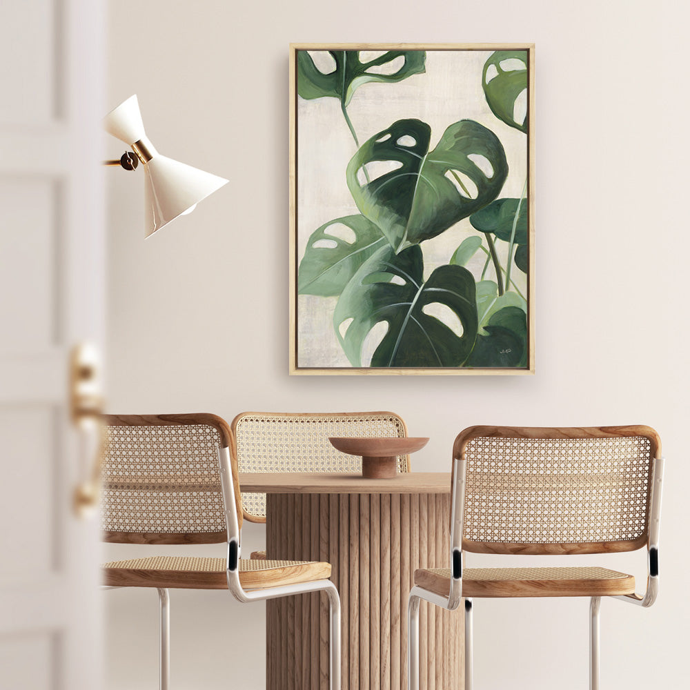 Shop Tropical Study IV Crop Canvas Print a painted style framed canvas wall art print from The Print Emporium artwork collection - Buy Australian made fine art painting style stretched canvas prints for the home and your interior decor space, TPE-WA-70137-CA-35X46-NF