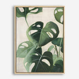 Shop Tropical Study IV Crop Canvas Print a painted style framed canvas wall art print from The Print Emporium artwork collection - Buy Australian made fine art painting style stretched canvas prints for the home and your interior decor space, TPE-WA-70137-CA-35X46-NF
