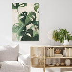 Shop Tropical Study IV Crop Canvas Print a painted style framed canvas wall art print from The Print Emporium artwork collection - Buy Australian made fine art painting style stretched canvas prints for the home and your interior decor space, TPE-WA-70137-CA-35X46-NF