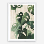 Shop Tropical Study IV Linen Art Print a painted style wall art print from The Print Emporium wall artwork collection - Buy Australian made fine art painting style poster and framed prints for the home and your interior decor room, TPE-WA-74489-AP