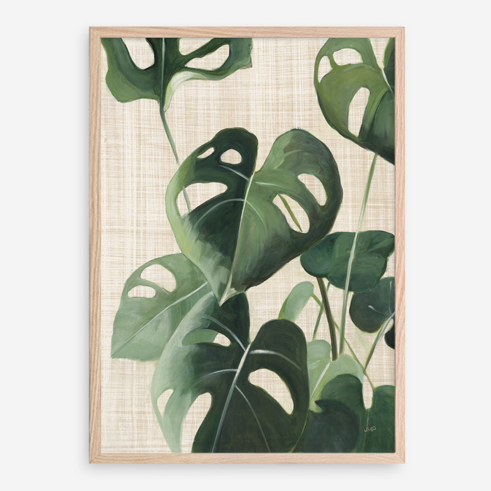 Shop Tropical Study IV Linen Art Print a painted style wall art print from The Print Emporium wall artwork collection - Buy Australian made fine art painting style poster and framed prints for the home and your interior decor room, TPE-WA-74489-AP