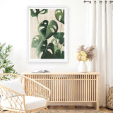 Shop Tropical Study IV Linen Art Print a painted style wall art print from The Print Emporium wall artwork collection - Buy Australian made fine art painting style poster and framed prints for the home and your interior decor room, TPE-WA-74489-AP