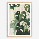 Shop Tropical Study IV Linen Art Print a painted style wall art print from The Print Emporium wall artwork collection - Buy Australian made fine art painting style poster and framed prints for the home and your interior decor room, TPE-WA-74489-AP