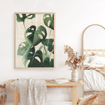 Shop Tropical Study IV Linen Art Print a painted style wall art print from The Print Emporium wall artwork collection - Buy Australian made fine art painting style poster and framed prints for the home and your interior decor room, TPE-WA-74489-AP