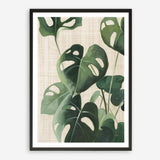 Shop Tropical Study IV Linen Art Print a painted style wall art print from The Print Emporium wall artwork collection - Buy Australian made fine art painting style poster and framed prints for the home and your interior decor room, TPE-WA-74489-AP
