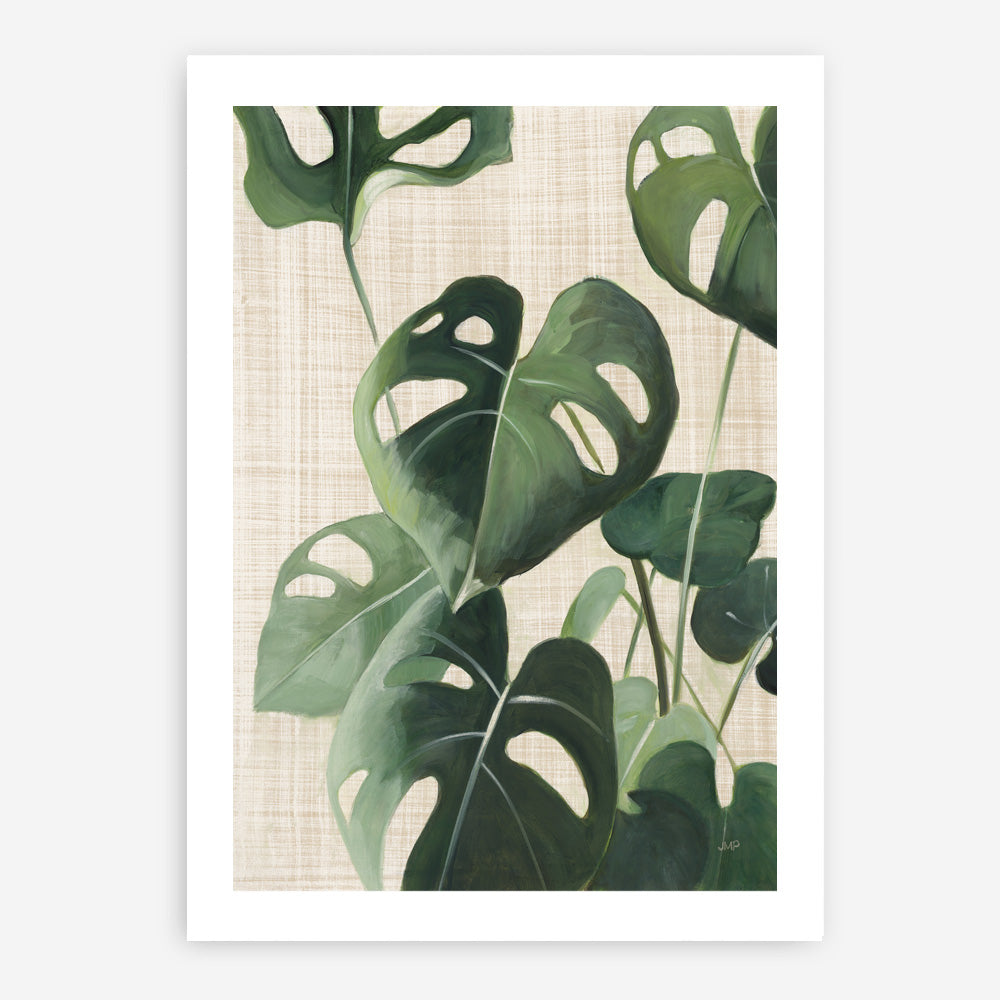 Shop Tropical Study IV Linen Art Print a painted style wall art print from The Print Emporium wall artwork collection - Buy Australian made fine art painting style poster and framed prints for the home and your interior decor room, TPE-WA-74489-AP