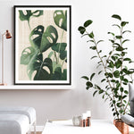Shop Tropical Study IV Linen Art Print a painted style wall art print from The Print Emporium wall artwork collection - Buy Australian made fine art painting style poster and framed prints for the home and your interior decor room, TPE-WA-74489-AP