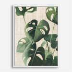 Shop Tropical Study IV Linen Canvas Print a painted style framed canvas wall art print from The Print Emporium artwork collection - Buy Australian made fine art painting style stretched canvas prints for the home and your interior decor space, TPE-WA-74489-CA-35X46-NF