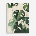 Shop Tropical Study IV Linen Canvas Print a painted style framed canvas wall art print from The Print Emporium artwork collection - Buy Australian made fine art painting style stretched canvas prints for the home and your interior decor space, TPE-WA-74489-CA-35X46-NF