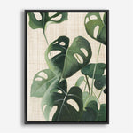 Shop Tropical Study IV Linen Canvas Print a painted style framed canvas wall art print from The Print Emporium artwork collection - Buy Australian made fine art painting style stretched canvas prints for the home and your interior decor space, TPE-WA-74489-CA-35X46-NF