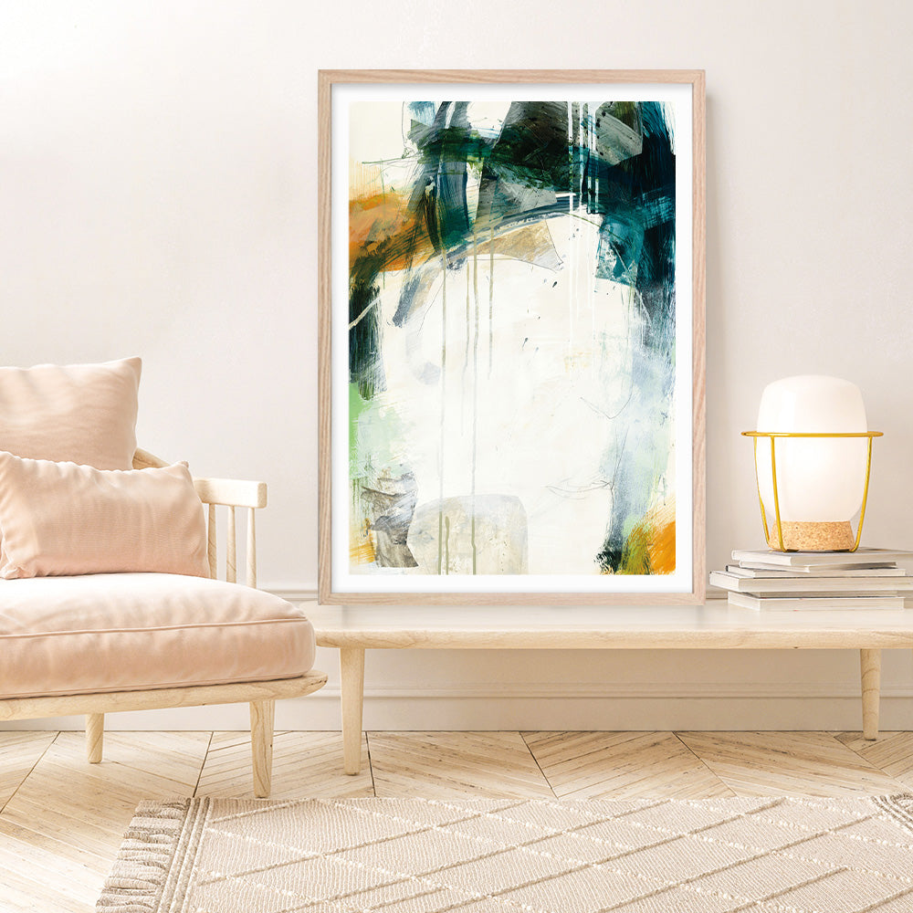 Shop Turbulence I Art Print a painted abstract themed wall art print from The Print Emporium wall artwork collection - Buy Australian made fine art painting style poster and framed prints for the home and your interior decor room, TPE-WA-54994-AP