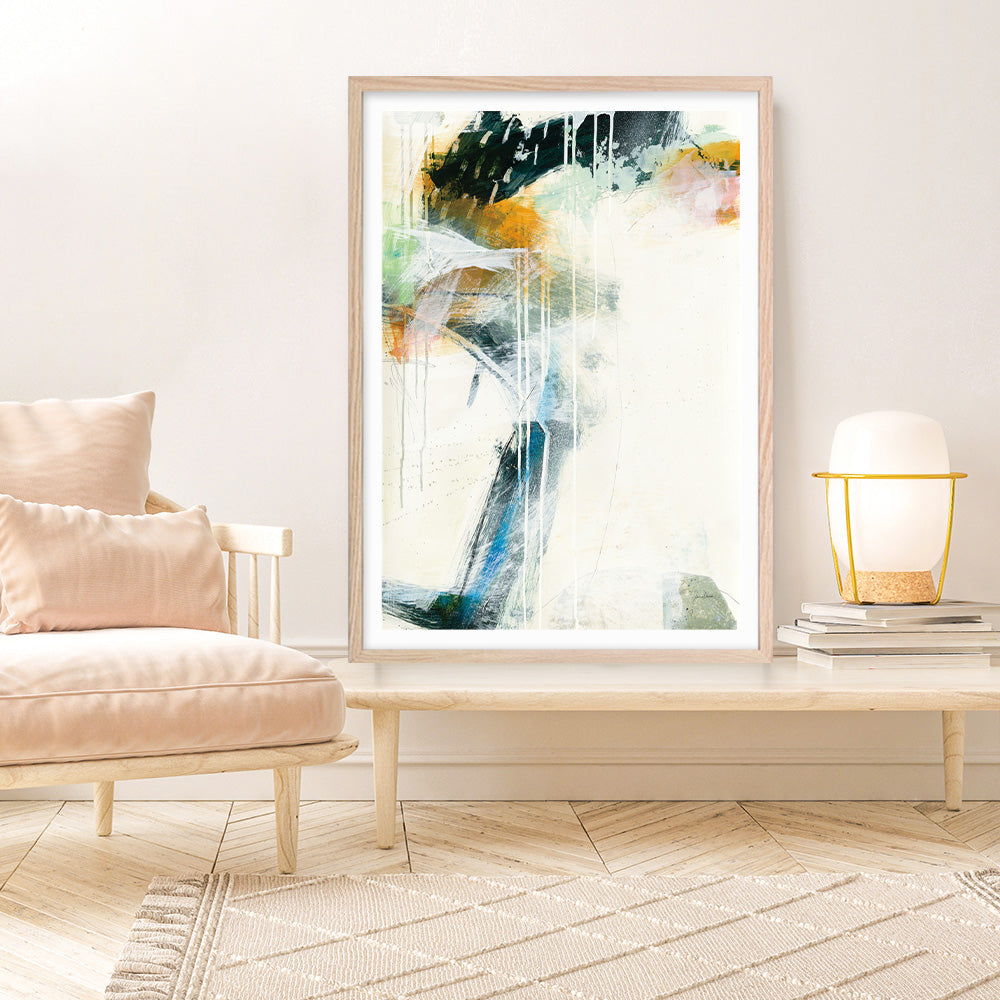 Shop Turbulence II Art Print a painted abstract themed wall art print from The Print Emporium wall artwork collection - Buy Australian made fine art painting style poster and framed prints for the home and your interior decor room, TPE-WA-54995-AP