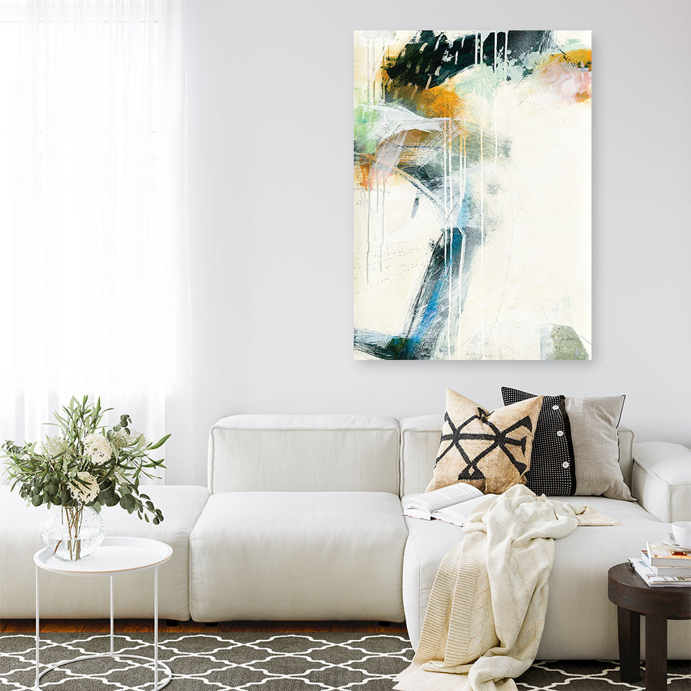 Shop Turbulence II Canvas Print a painted abstract themed framed canvas wall art print from The Print Emporium artwork collection - Buy Australian made fine art painting style stretched canvas prints for the home and your interior decor space, TPE-WA-54995-CA-35X46-NF