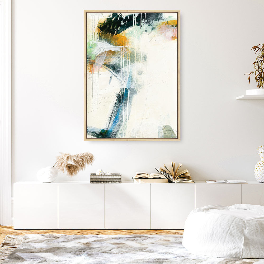 Shop Turbulence II Canvas Print a painted abstract themed framed canvas wall art print from The Print Emporium artwork collection - Buy Australian made fine art painting style stretched canvas prints for the home and your interior decor space, TPE-WA-54995-CA-35X46-NF