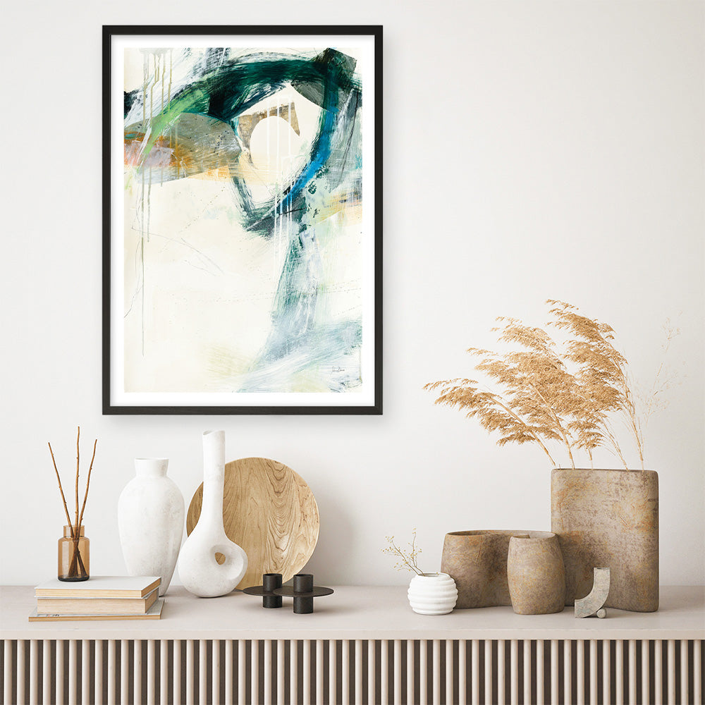 Shop Turbulence III Art Print a painted abstract themed wall art print from The Print Emporium wall artwork collection - Buy Australian made fine art painting style poster and framed prints for the home and your interior decor room, TPE-WA-54996-AP