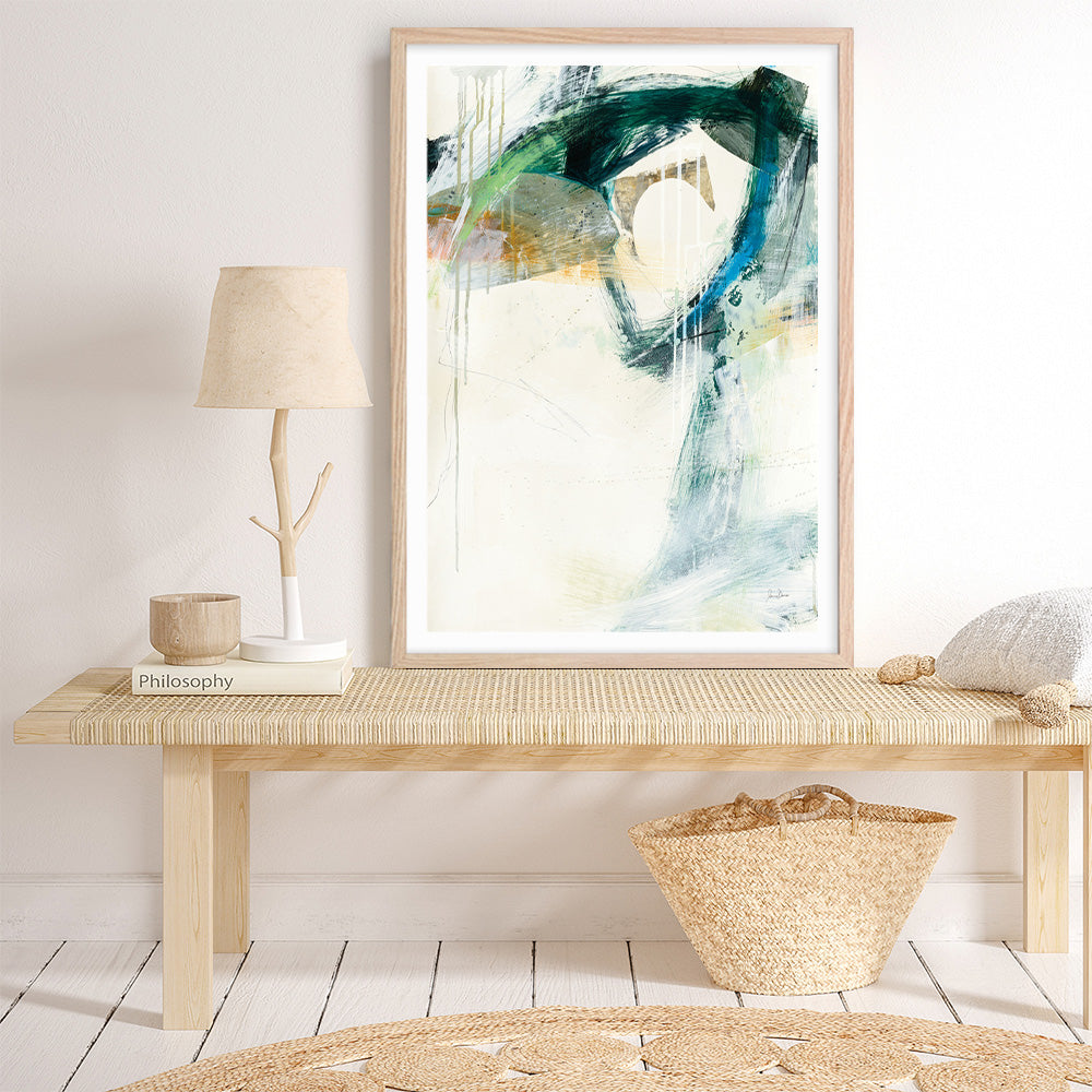 Shop Turbulence III Art Print a painted abstract themed wall art print from The Print Emporium wall artwork collection - Buy Australian made fine art painting style poster and framed prints for the home and your interior decor room, TPE-WA-54996-AP