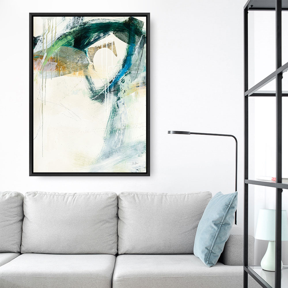 Shop Turbulence III Canvas Print a painted abstract themed framed canvas wall art print from The Print Emporium artwork collection - Buy Australian made fine art painting style stretched canvas prints for the home and your interior decor space, TPE-WA-54996-CA-35X46-NF