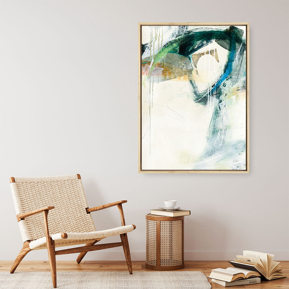 Shop Turbulence III Canvas Print a painted abstract themed framed canvas wall art print from The Print Emporium artwork collection - Buy Australian made fine art painting style stretched canvas prints for the home and your interior decor space, TPE-WA-54996-CA-35X46-NF