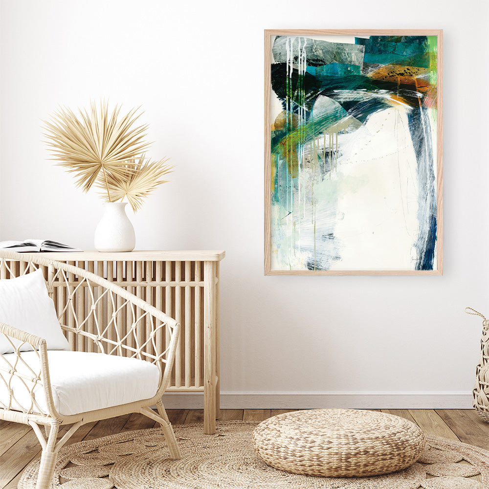 Shop Turbulence IV Art Print a painted abstract themed wall art print from The Print Emporium wall artwork collection - Buy Australian made fine art painting style poster and framed prints for the home and your interior decor room, TPE-WA-54997-AP