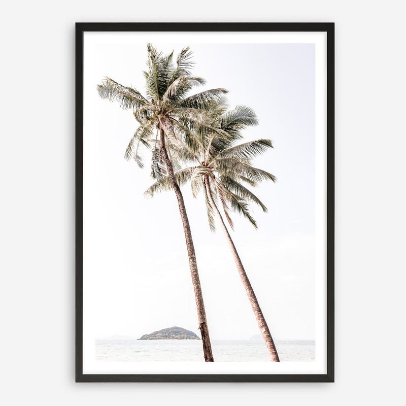 Shop Twin Palms Photo Art Print a coastal themed photography wall art print from The Print Emporium wall artwork collection - Buy Australian made fine art poster and framed prints for the home and your interior decor, TPE-1053-AP