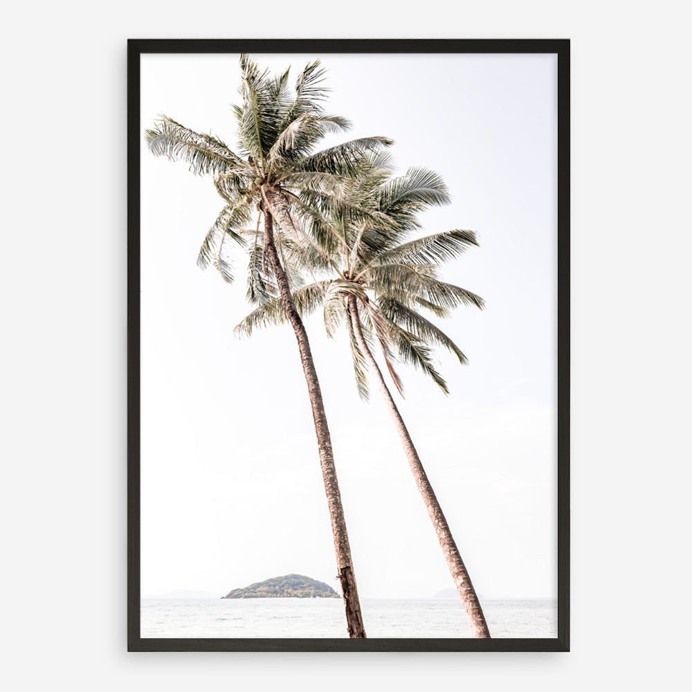 Shop Twin Palms Photo Art Print a coastal themed photography wall art print from The Print Emporium wall artwork collection - Buy Australian made fine art poster and framed prints for the home and your interior decor, TPE-1053-AP