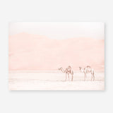 Shop Two Camels Photo Art Print a Moroccan desert boho themed photography wall art print from The Print Emporium wall artwork collection - Buy Australian made fine art poster and framed prints for the home and your interior decor room, TPE-832-AP