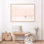 Shop Two Camels Photo Art Print a Moroccan desert boho themed photography wall art print from The Print Emporium wall artwork collection - Buy Australian made fine art poster and framed prints for the home and your interior decor room, TPE-832-AP