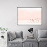 Shop Two Camels Photo Art Print a Moroccan desert boho themed photography wall art print from The Print Emporium wall artwork collection - Buy Australian made fine art poster and framed prints for the home and your interior decor room, TPE-832-AP