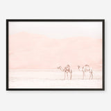 Shop Two Camels Photo Art Print a Moroccan desert boho themed photography wall art print from The Print Emporium wall artwork collection - Buy Australian made fine art poster and framed prints for the home and your interior decor room, TPE-832-AP