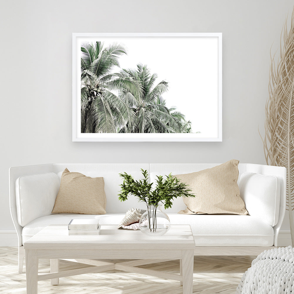 Shop Two Palms Photo Art Print a photography wall art print from The Print Emporium wall artwork collection - Buy Australian made fine art poster and framed prints for the home and your interior decor room, TPE-777-AP
