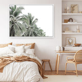 Shop Two Palms Photo Canvas Print a photography framed stretched canvas print from The Print Emporium wall artwork collection - Buy Australian made prints for the home and your interior decor space, TPE-777-CA-35X46-NF