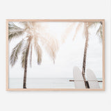 Shop Two Surfboards Photo Art Print a coastal themed photography wall art print from The Print Emporium wall artwork collection - Buy Australian made fine art poster and framed prints for the home and your interior decor, TPE-1199-AP