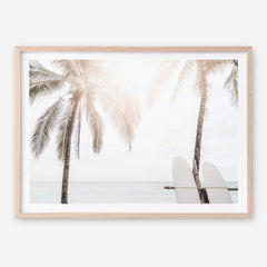 Shop Two Surfboards Photo Art Print a coastal themed photography wall art print from The Print Emporium wall artwork collection - Buy Australian made fine art poster and framed prints for the home and your interior decor, TPE-1199-AP