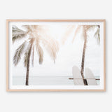 Shop Two Surfboards Photo Art Print a coastal themed photography wall art print from The Print Emporium wall artwork collection - Buy Australian made fine art poster and framed prints for the home and your interior decor, TPE-1199-AP