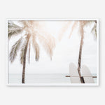 Shop Two Surfboards Photo Art Print a coastal themed photography wall art print from The Print Emporium wall artwork collection - Buy Australian made fine art poster and framed prints for the home and your interior decor, TPE-1199-AP