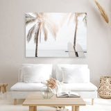 Shop Two Surfboards Photo Canvas Print a coastal themed photography framed stretched canvas print from The Print Emporium wall artwork collection - Buy Australian made prints for the home and your interior decor space, TPE-1199-CA-35X46-NF