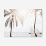 Shop Two Surfboards Photo Canvas Print a coastal themed photography framed stretched canvas print from The Print Emporium wall artwork collection - Buy Australian made prints for the home and your interior decor space, TPE-1199-CA-35X46-NF
