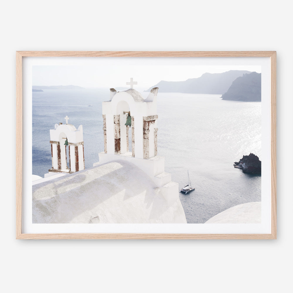 Shop Two White Churches I Photo Art Print a coastal themed photography wall art print from The Print Emporium wall artwork collection - Buy Australian made fine art poster and framed prints for the home and your interior decor, TPE-1322-AP