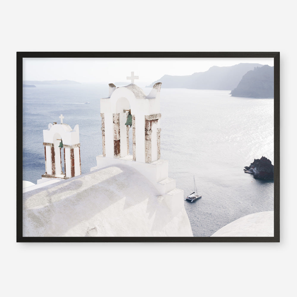Shop Two White Churches I Photo Art Print a coastal themed photography wall art print from The Print Emporium wall artwork collection - Buy Australian made fine art poster and framed prints for the home and your interior decor, TPE-1322-AP