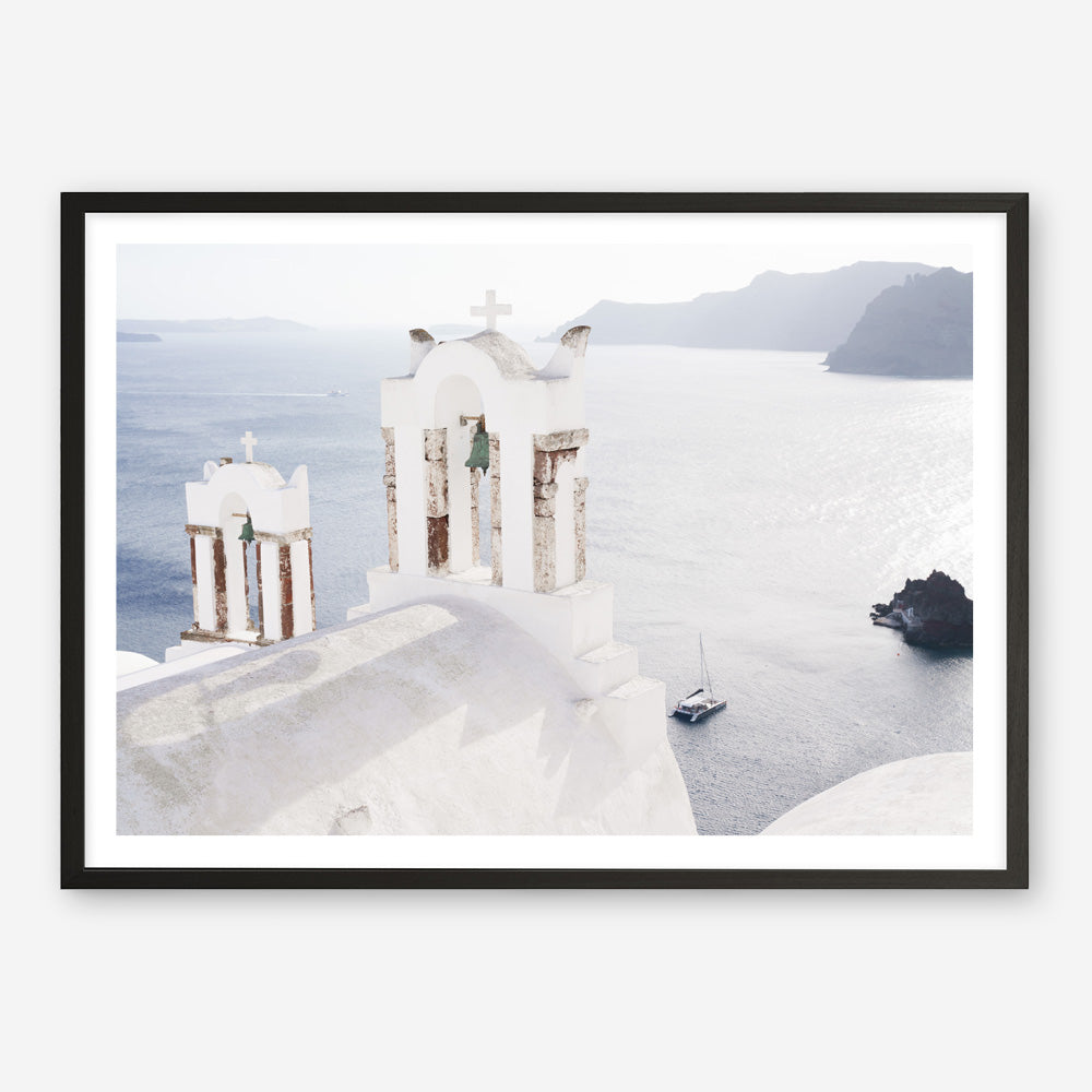 Shop Two White Churches I Photo Art Print a coastal themed photography wall art print from The Print Emporium wall artwork collection - Buy Australian made fine art poster and framed prints for the home and your interior decor, TPE-1322-AP
