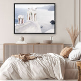 Shop Two White Churches I Photo Canvas Print a coastal themed photography framed stretched canvas print from The Print Emporium wall artwork collection - Buy Australian made prints for the home and your interior decor space, TPE-1322-CA-35X46-NF