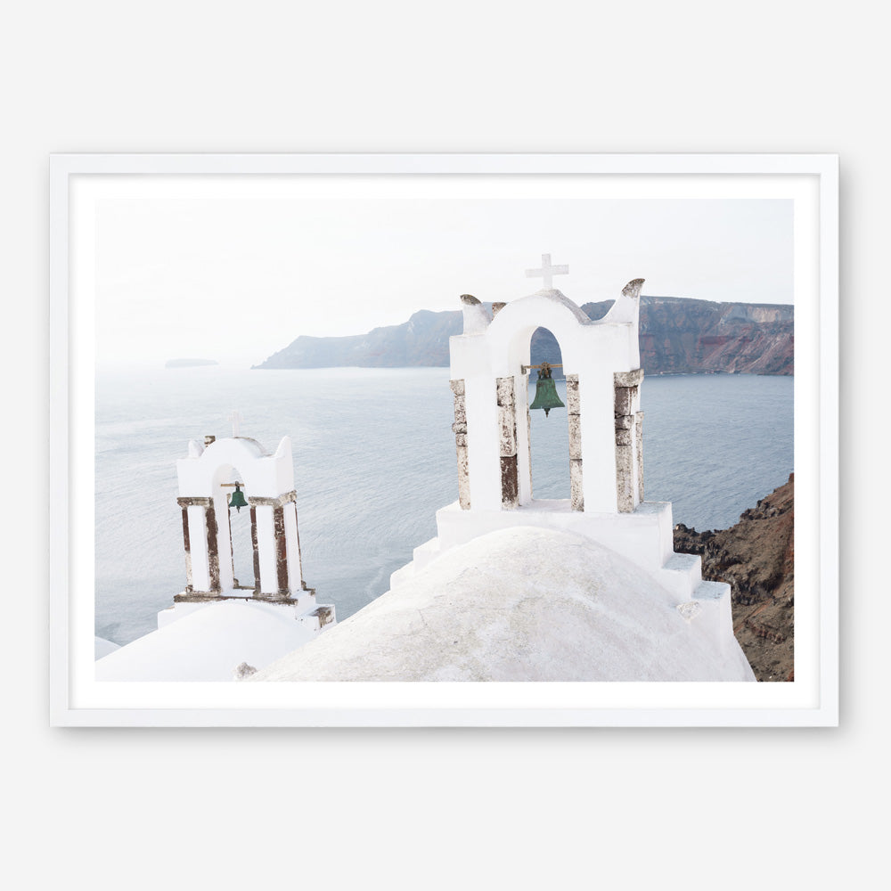 Shop Two White Churches II Photo Art Print a coastal themed photography wall art print from The Print Emporium wall artwork collection - Buy Australian made fine art poster and framed prints for the home and your interior decor, TPE-1354-AP
