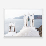 Shop Two White Churches II Photo Canvas Print a coastal themed photography framed stretched canvas print from The Print Emporium wall artwork collection - Buy Australian made prints for the home and your interior decor space, TPE-1354-CA-35X46-NF