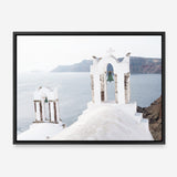 Shop Two White Churches II Photo Canvas Print a coastal themed photography framed stretched canvas print from The Print Emporium wall artwork collection - Buy Australian made prints for the home and your interior decor space, TPE-1354-CA-35X46-NF