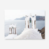 Shop Two White Churches II Photo Canvas Print a coastal themed photography framed stretched canvas print from The Print Emporium wall artwork collection - Buy Australian made prints for the home and your interior decor space, TPE-1354-CA-35X46-NF