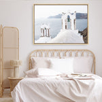 Shop Two White Churches II Photo Canvas Print a coastal themed photography framed stretched canvas print from The Print Emporium wall artwork collection - Buy Australian made prints for the home and your interior decor space, TPE-1354-CA-35X46-NF