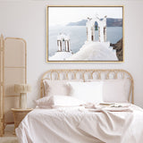 Shop Two White Churches II Photo Canvas Print a coastal themed photography framed stretched canvas print from The Print Emporium wall artwork collection - Buy Australian made prints for the home and your interior decor space, TPE-1354-CA-35X46-NF